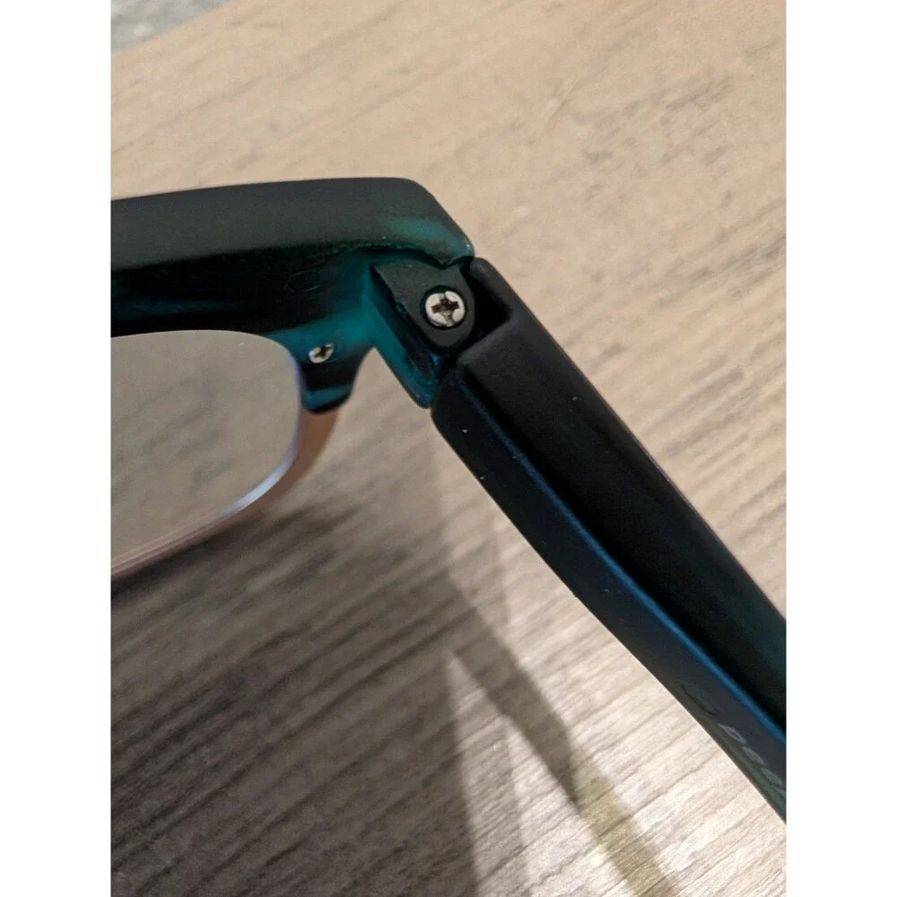 Peepers Georgia 3236 Green Teal Eyeglass Frames 1.75 Marking